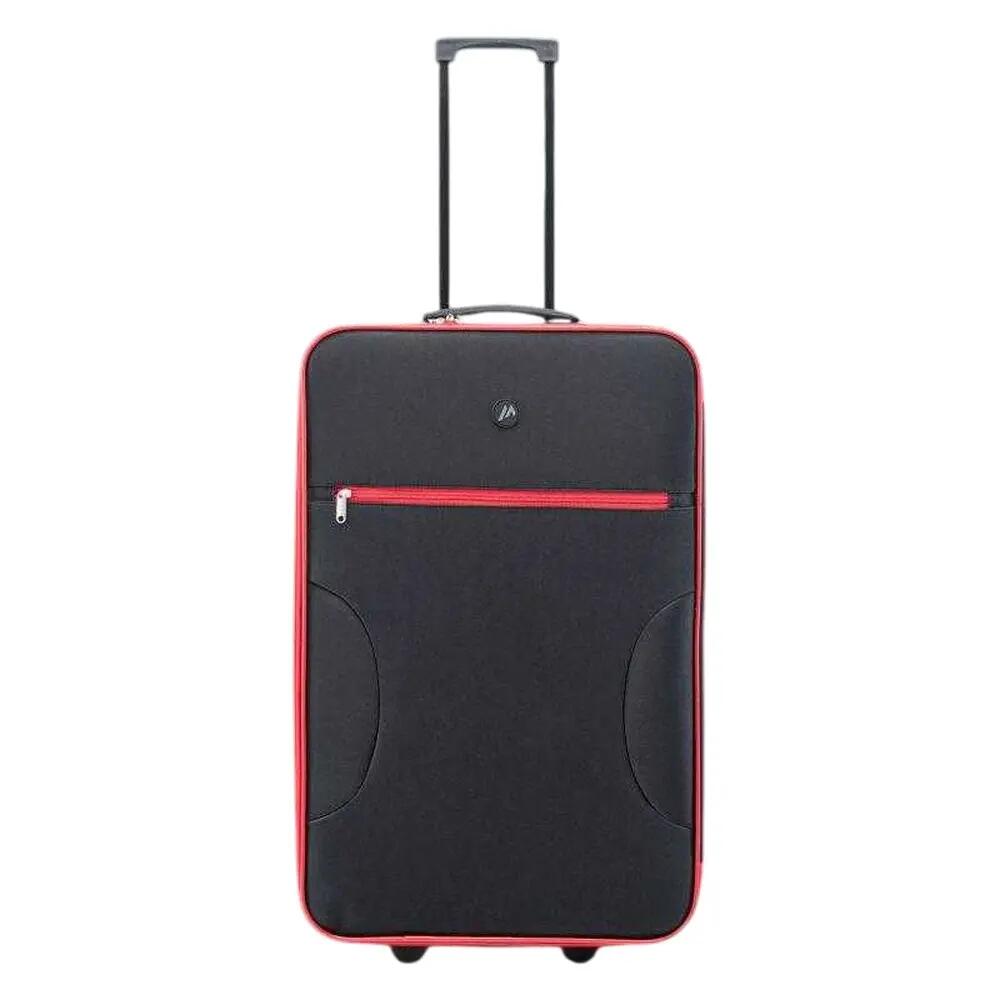 Unisex Adult Romania Travel 60L Suitcase (Black/Red) 105.59pint