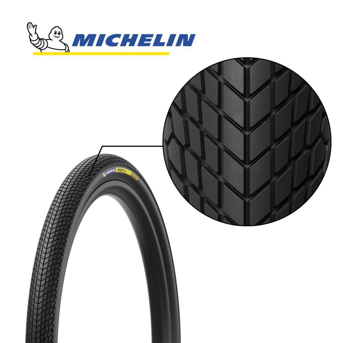 Lot de 2 pneus BMX Race 20x1 3/8 tringles rigides haute adhérence 3/7