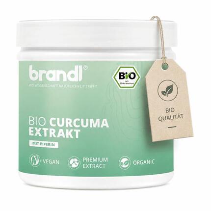 brandl® Bio Curcuma Extrakt mit Curcumin (Curcuminoide) & Bio Piperin