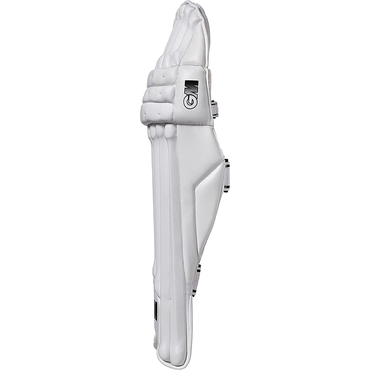 Childrens/Kids 505 2023 Right Hand Cricket Batting Pads (White) 14.17in - 3/3