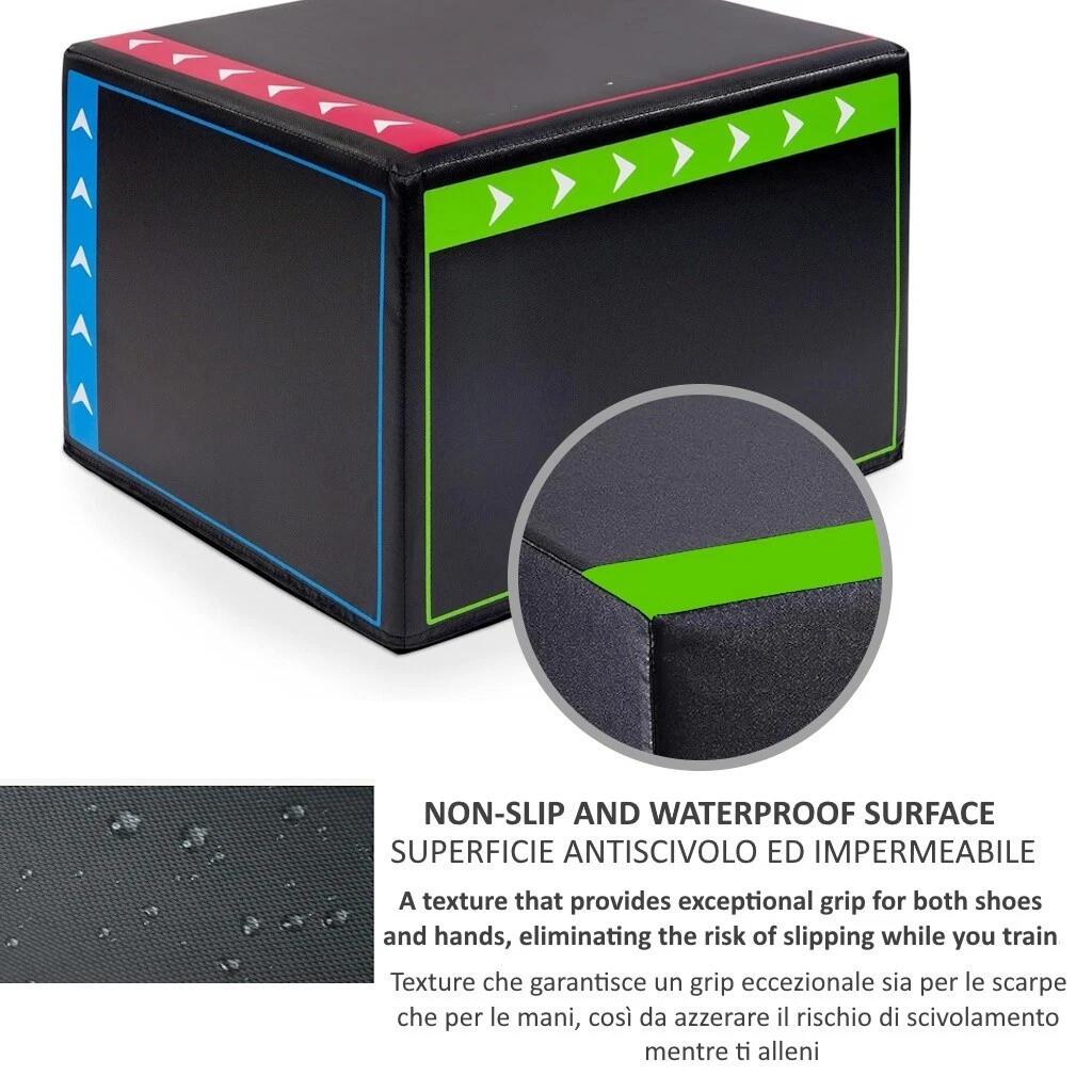 Plyo Box Macia 3 em 1, Caixa Pliométrica para Saltos FF 6/6