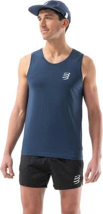Compressport Performance Singlet Blau Herren