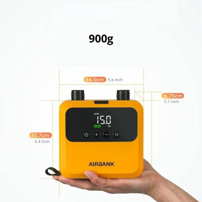 Pompa elettrica ricaricabile Airbank Pulse Pro 20 PSI per wingfoil e SUP 3/7