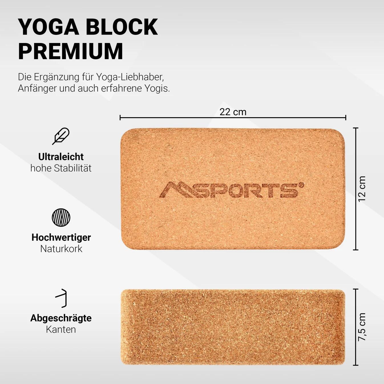 Yoga Block Premium 2er Set 3/7