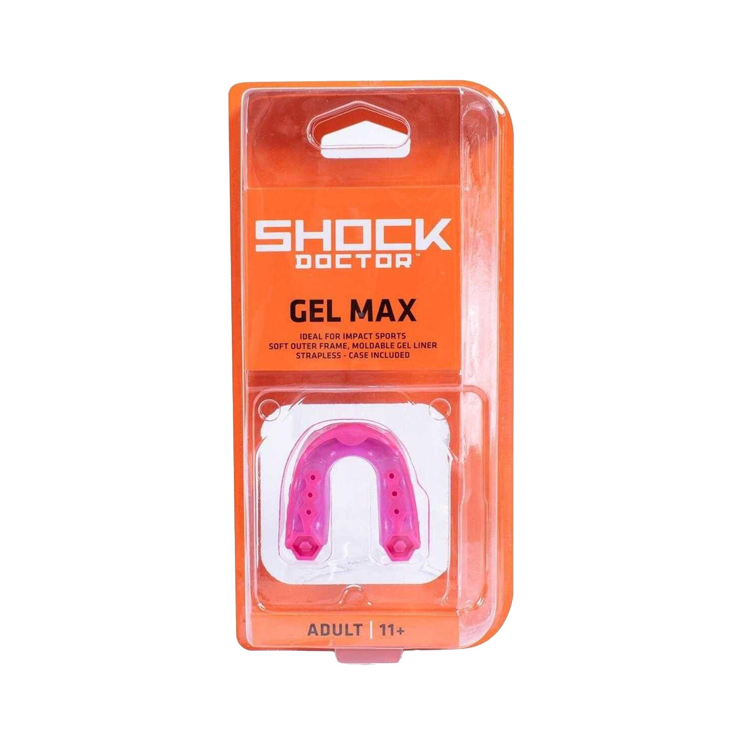 Paradenti Adulto Unisex Shock Doctor Gel Max Rosa Standard 4/4