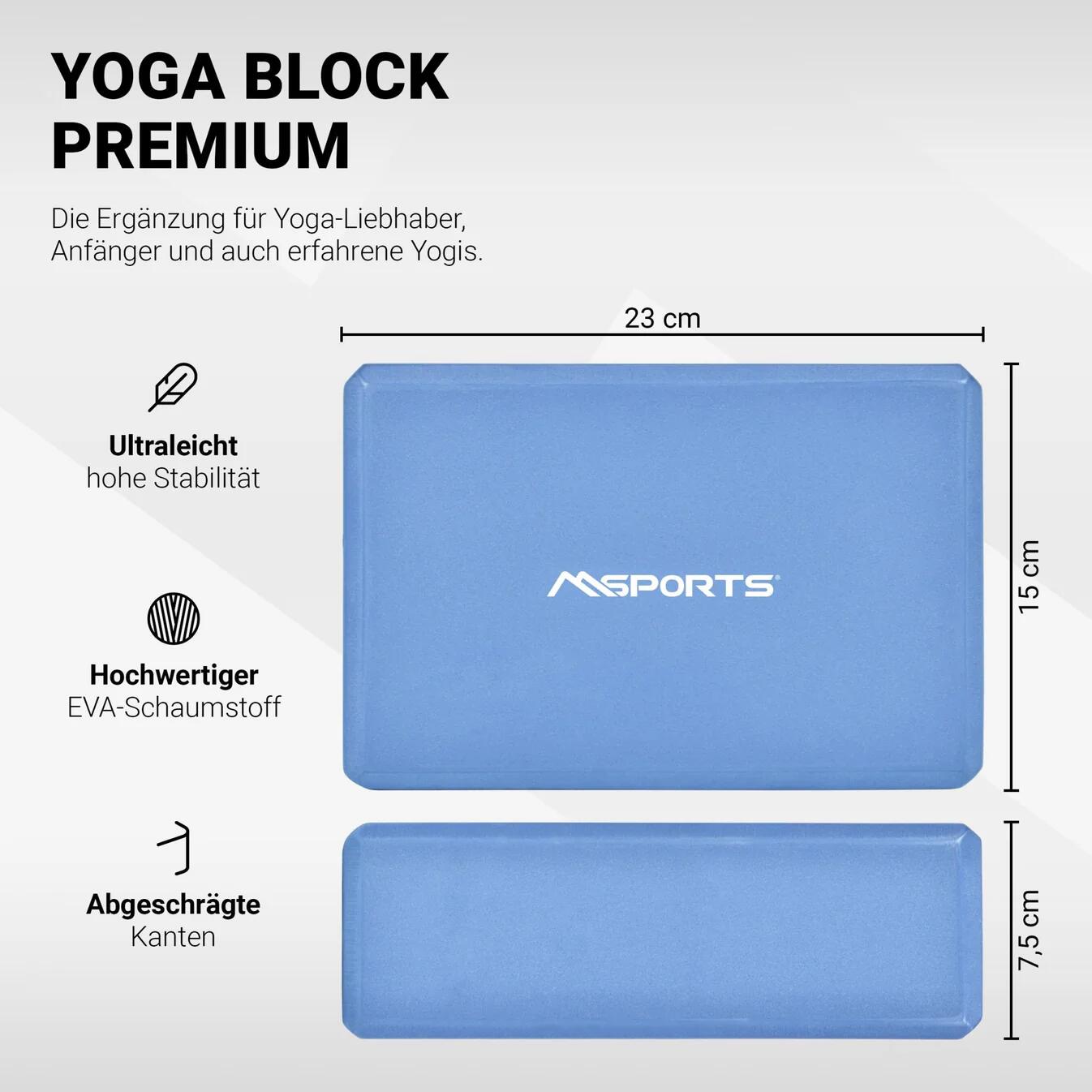 Yoga Block Premium 2er Set 2/7