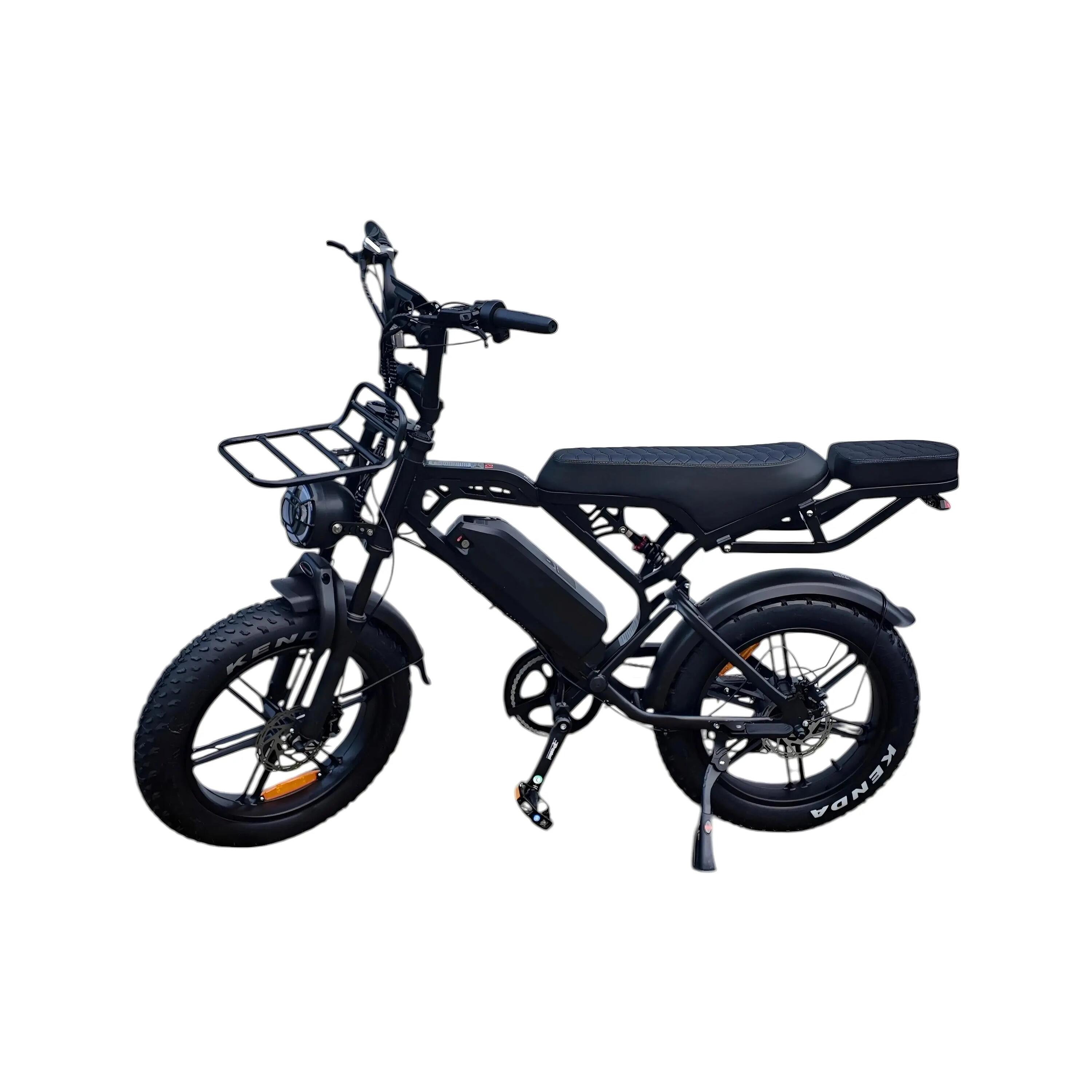 QmWheel V20 Pro fatbike — Zwart, incl. accessoireset 3/5