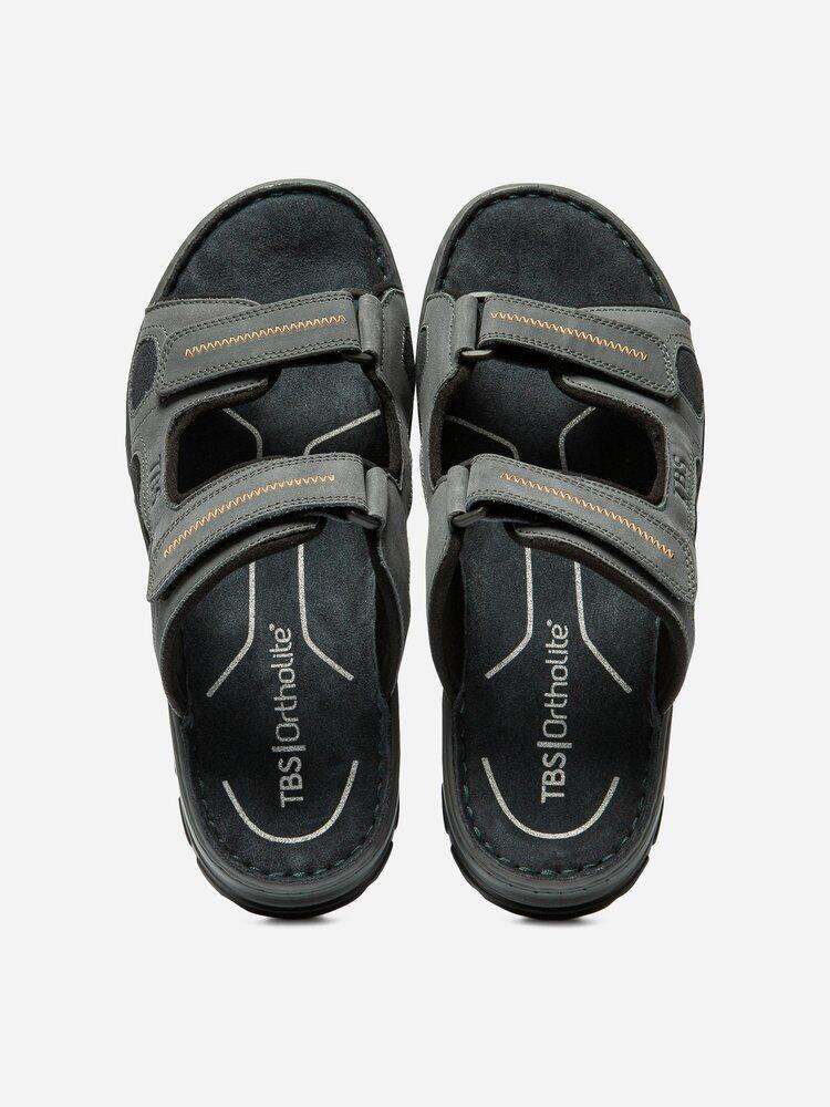 Sandalias de velcro de cuero TBS Jonatan 3/4