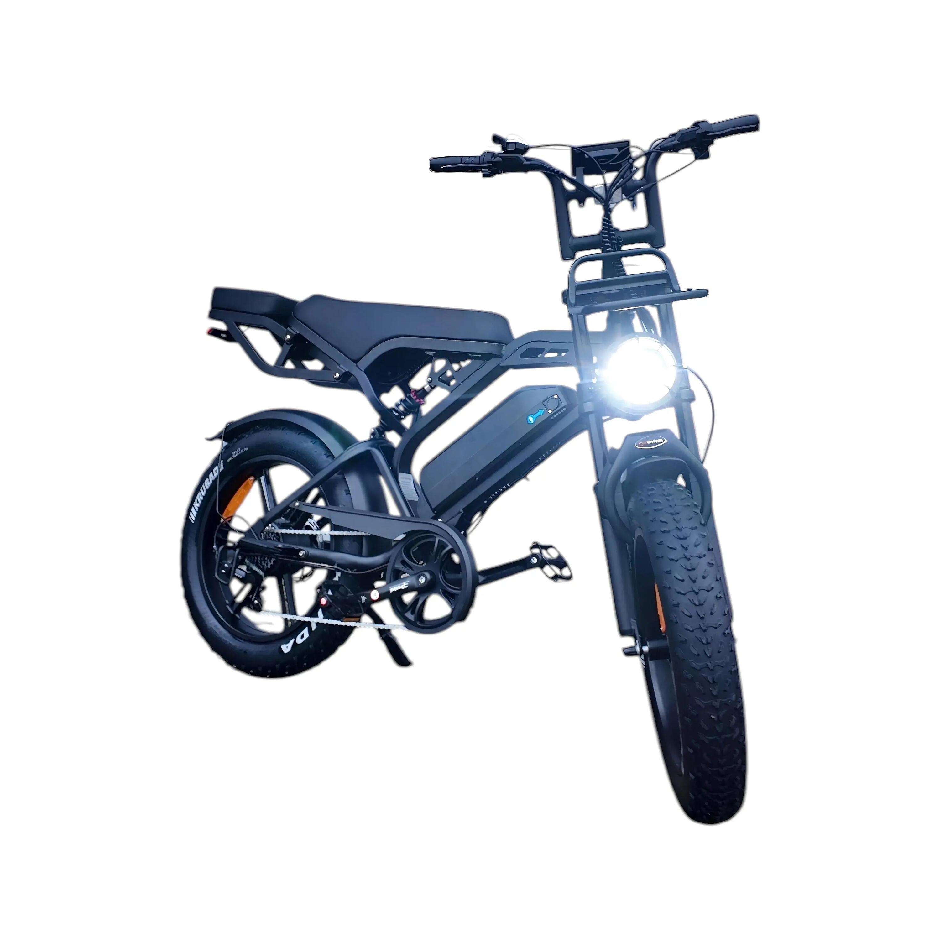 QmWheel V20 Pro fatbike — Zwart, incl. accessoireset 5/5