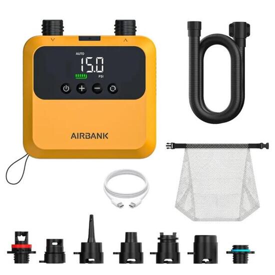 Pompe électrique rechargeable Airbank Pulse Pro 20 PSI pour Wing & SUP