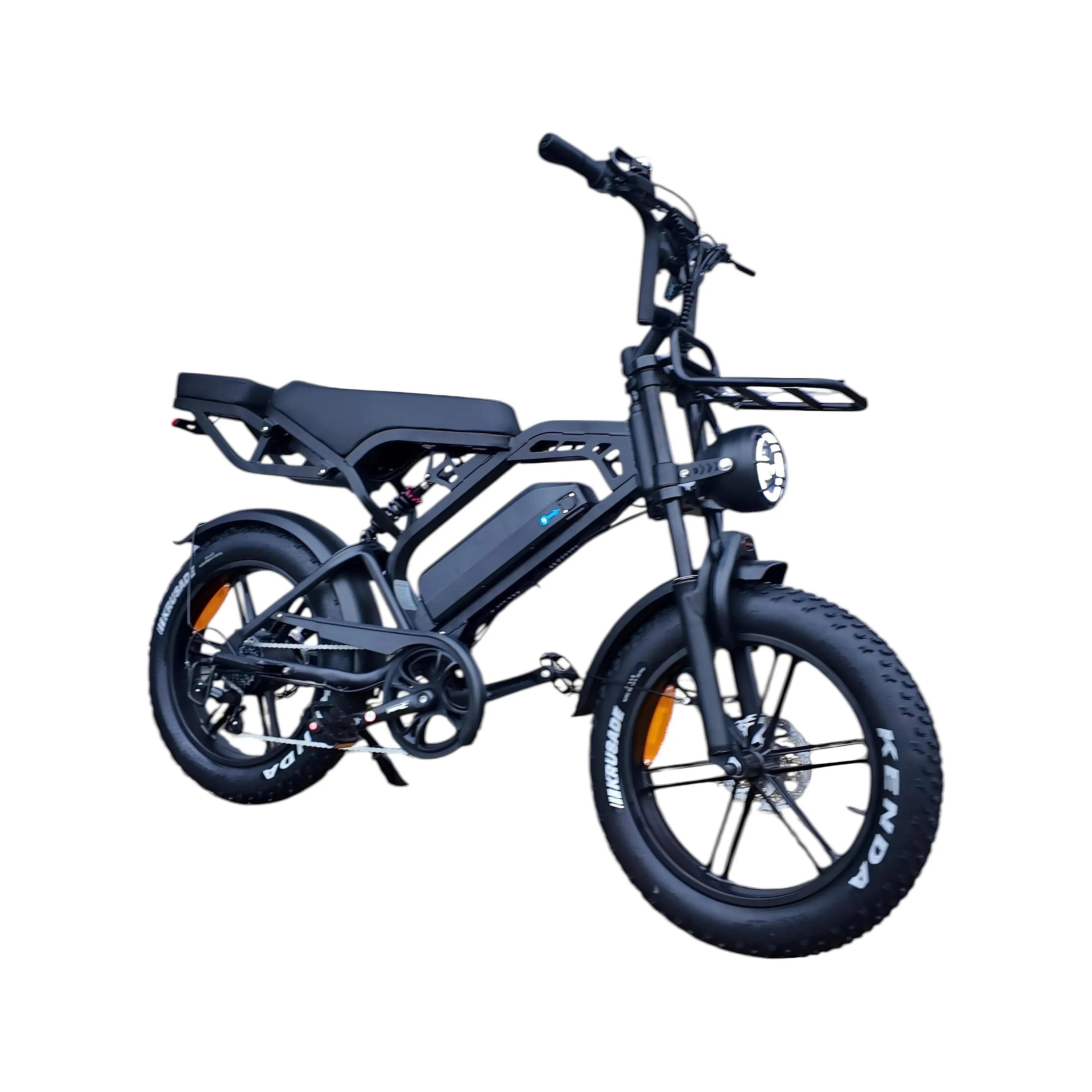 QmWheel V20 Pro fatbike — Zwart, incl. accessoireset 4/5