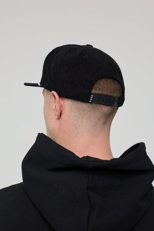 Casquette Velours Côtelé Classic Noir 2/4