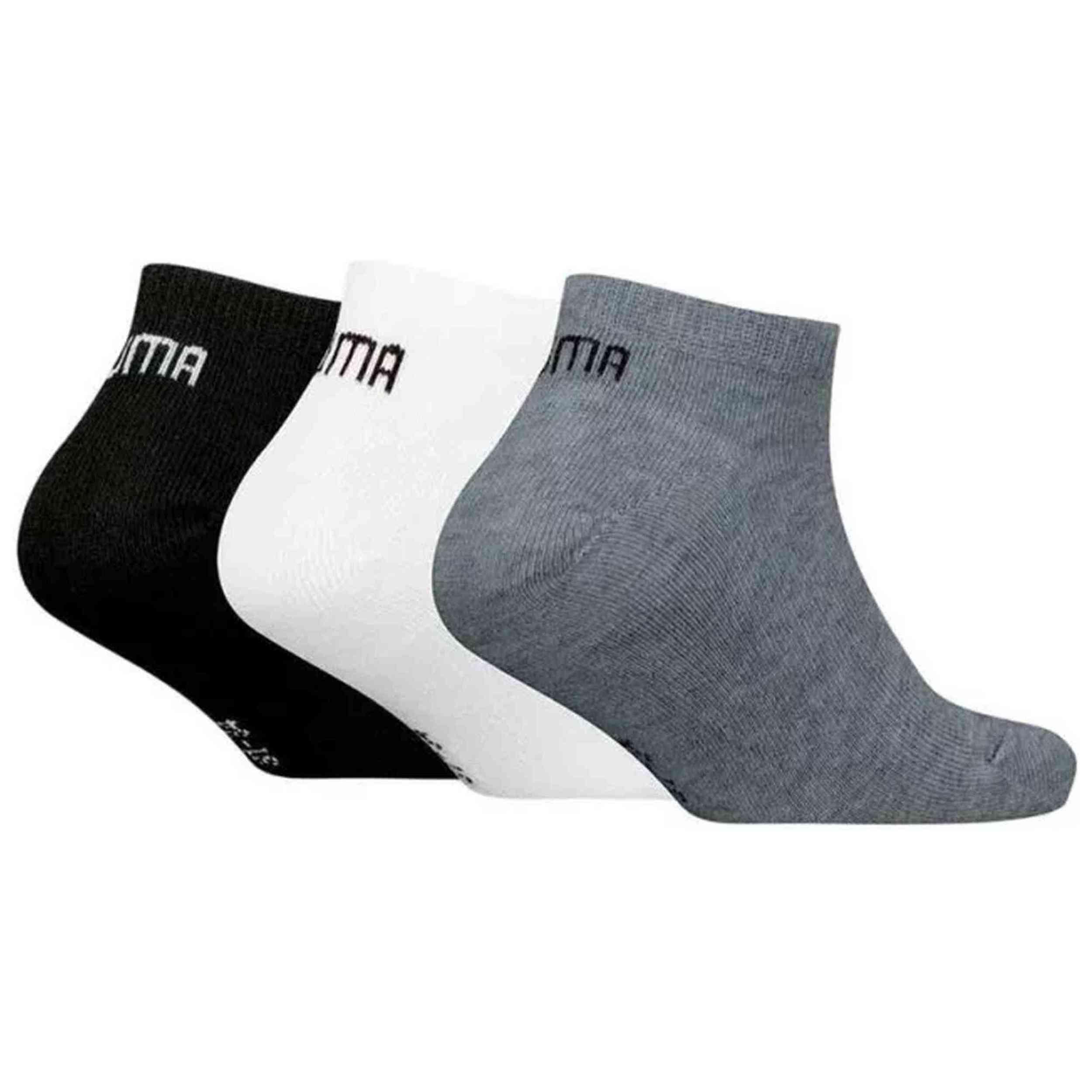 Calcetines Puma modelo Sneaker Plain 3P para niños unisex 2/2