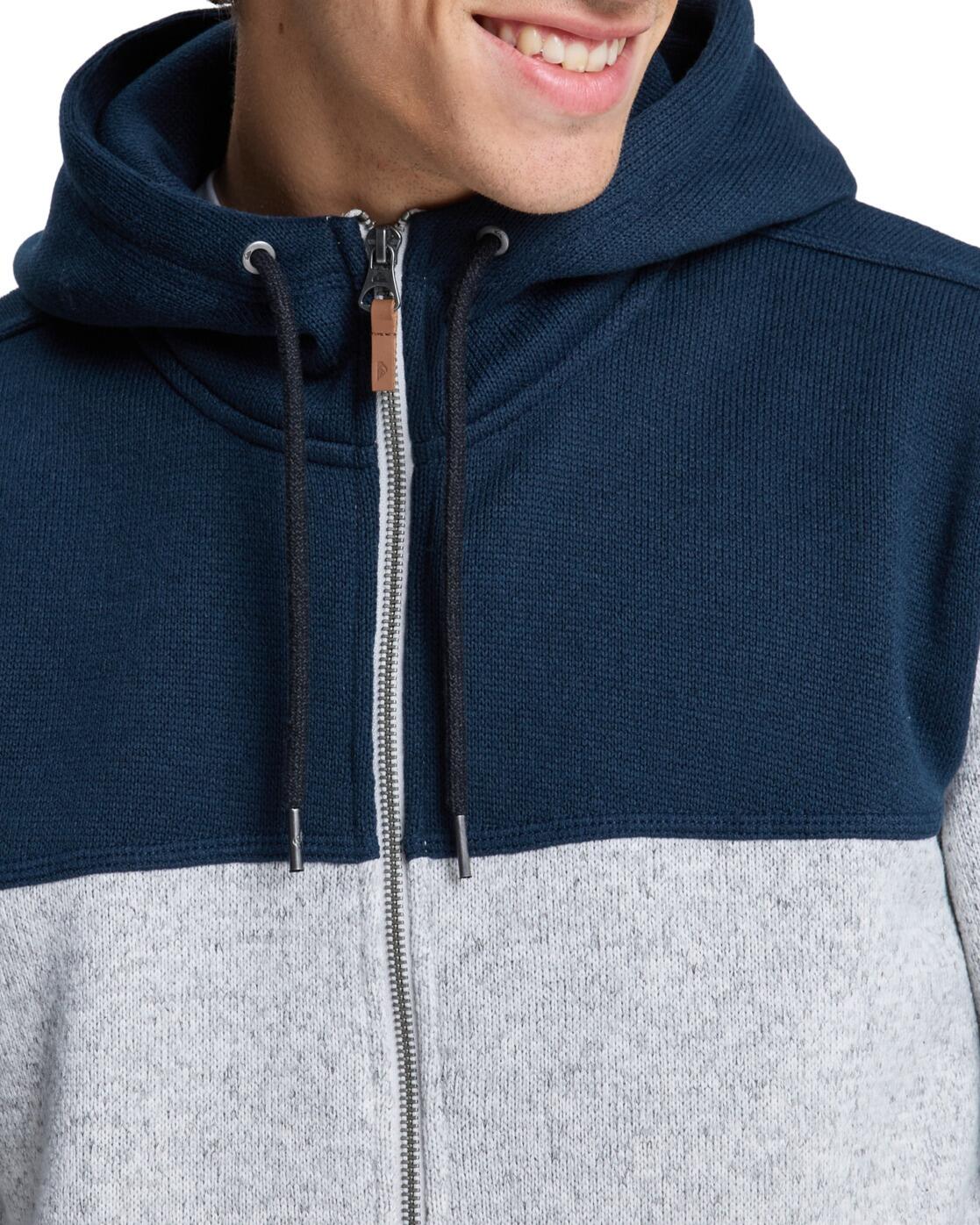 Bluza na zamek dla Mężczyzn KELLER BLOCK ZIP Czarny 4/4