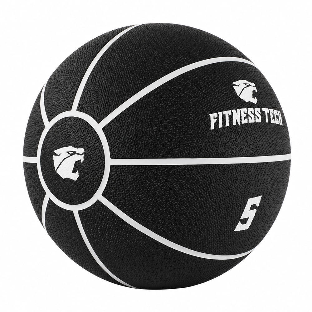 Balón Medicinal con Rebote 5kg | Pelota Wall Ball Fitness Tech 2/4