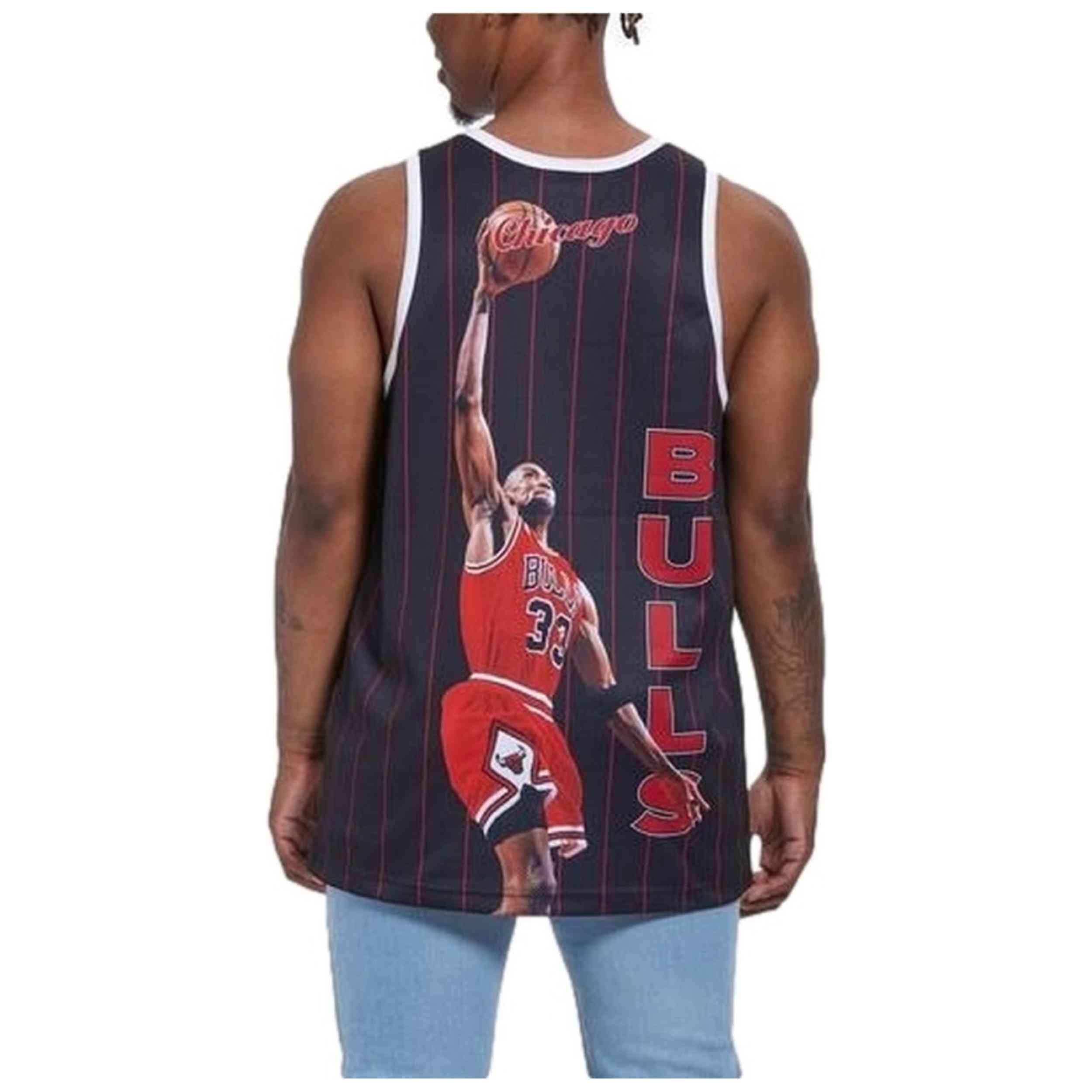 Maillot de basket Mitchell & ness modèle Scottie Pippen Chicago Bulls pour homme 2/4