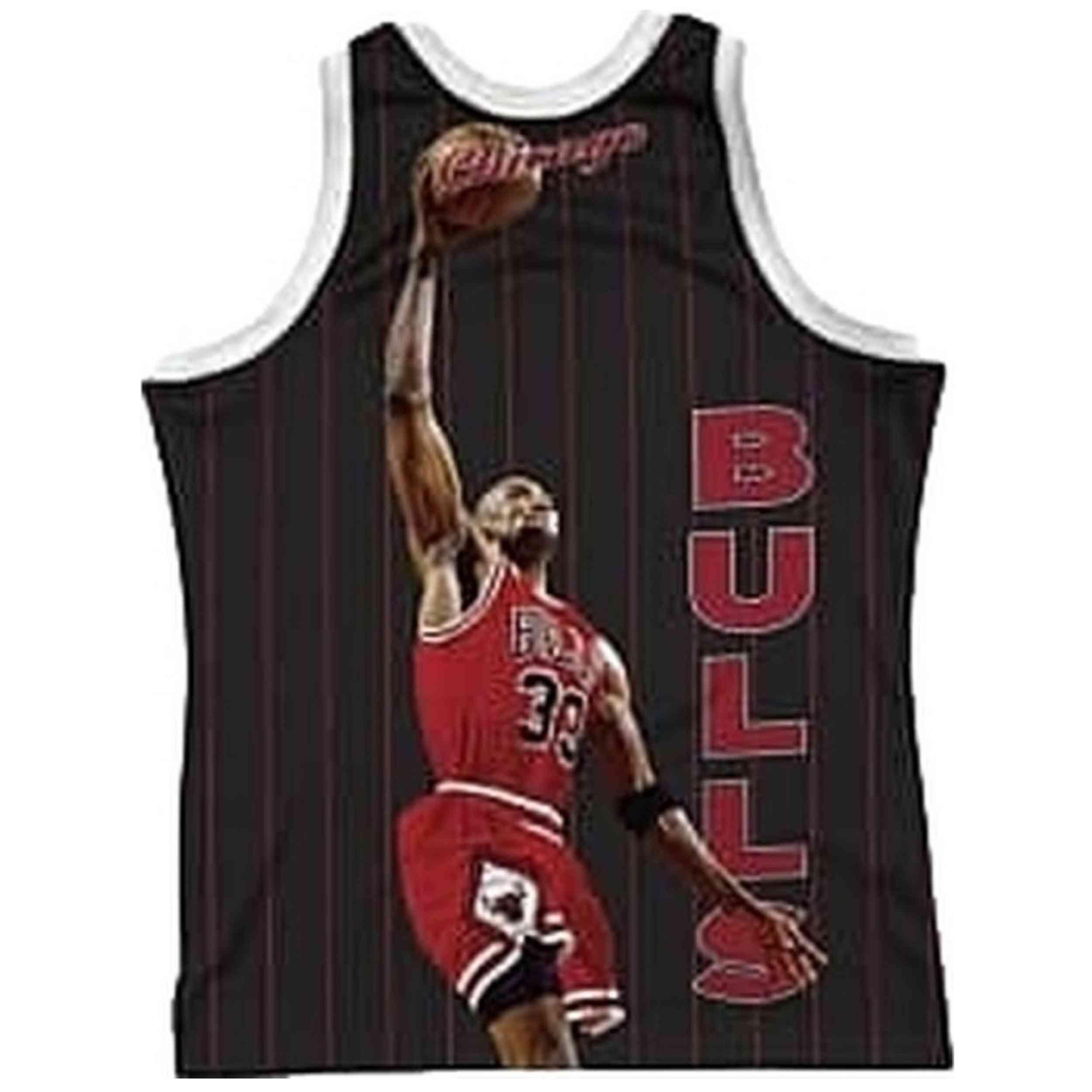 Maillot de basket Mitchell & ness modèle Scottie Pippen Chicago Bulls pour homme 4/4