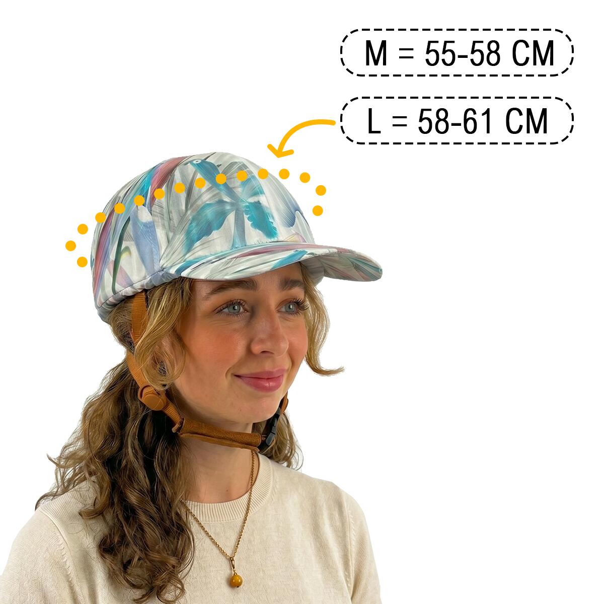 Fietshelm Vizorz SwitchCap - Green Flower cap 2/7