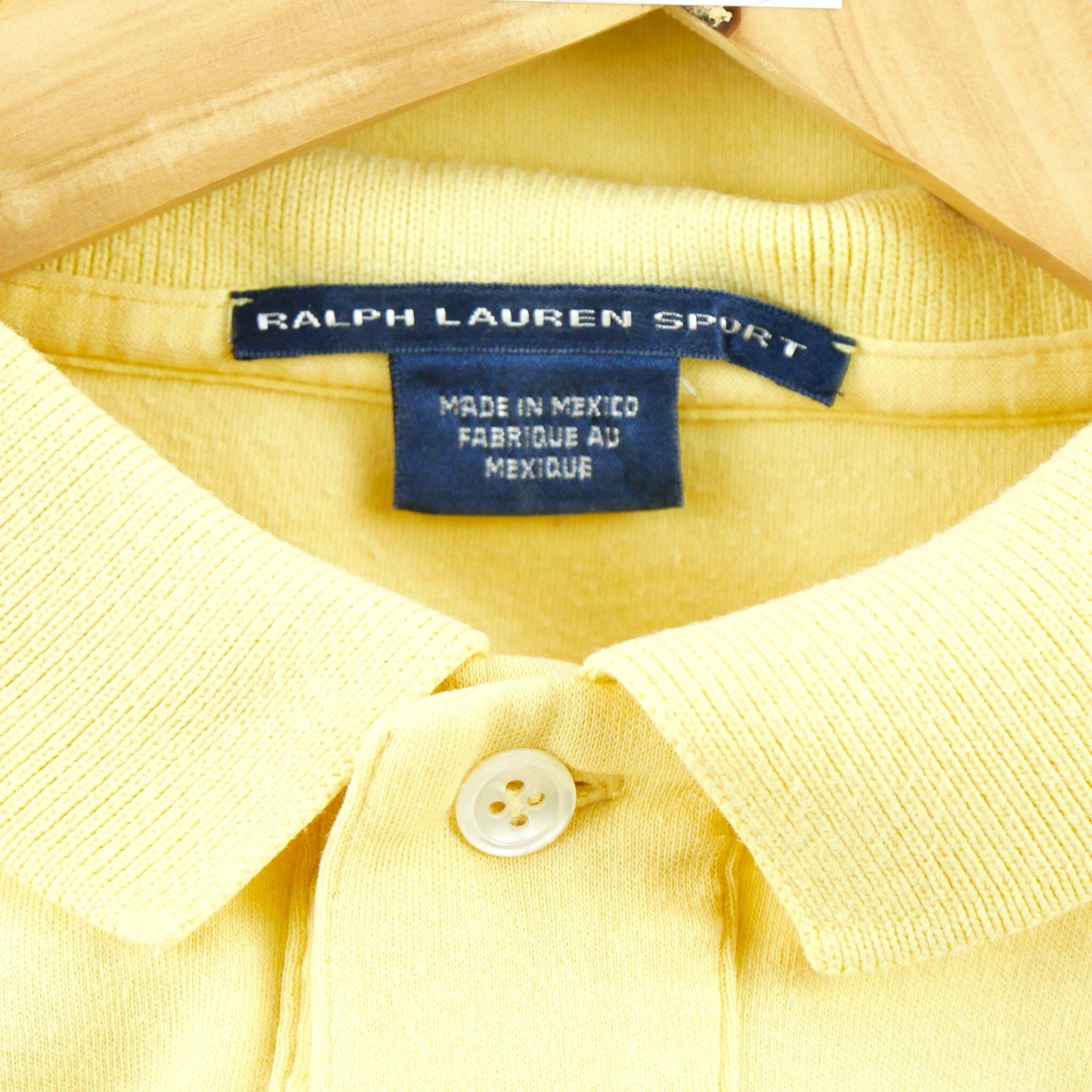 Tweedehands - Mouwloze polo Dames Geel Polo Ralph Lauren - Goede staat 7/7