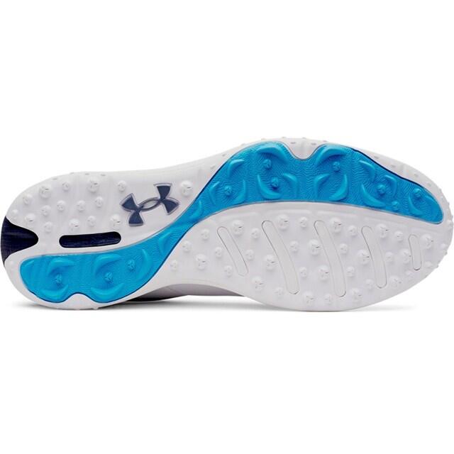 Zapatos Golf Under Armour Drive Glide Sl Hombre Blanco Y Azul Marino 3/5