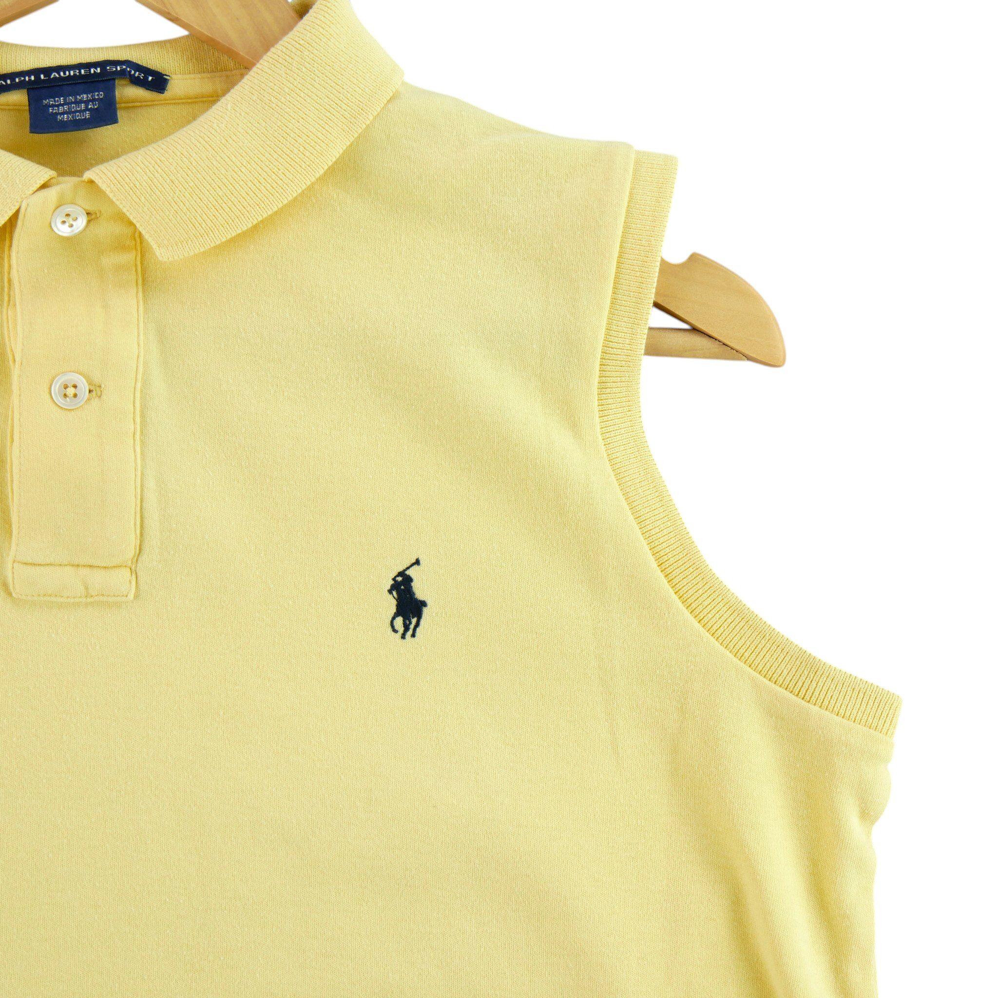 Tweedehands - Mouwloze polo Dames Geel Polo Ralph Lauren - Goede staat 4/7