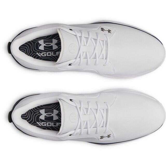 Zapatos Golf Under Armour Drive Glide Sl Hombre Blanco Y Azul Marino 4/5
