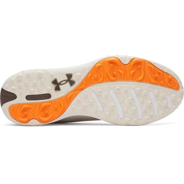 Chaussures de golf Under Armour Drive Fade 2 SL pour homme, beige 3/5