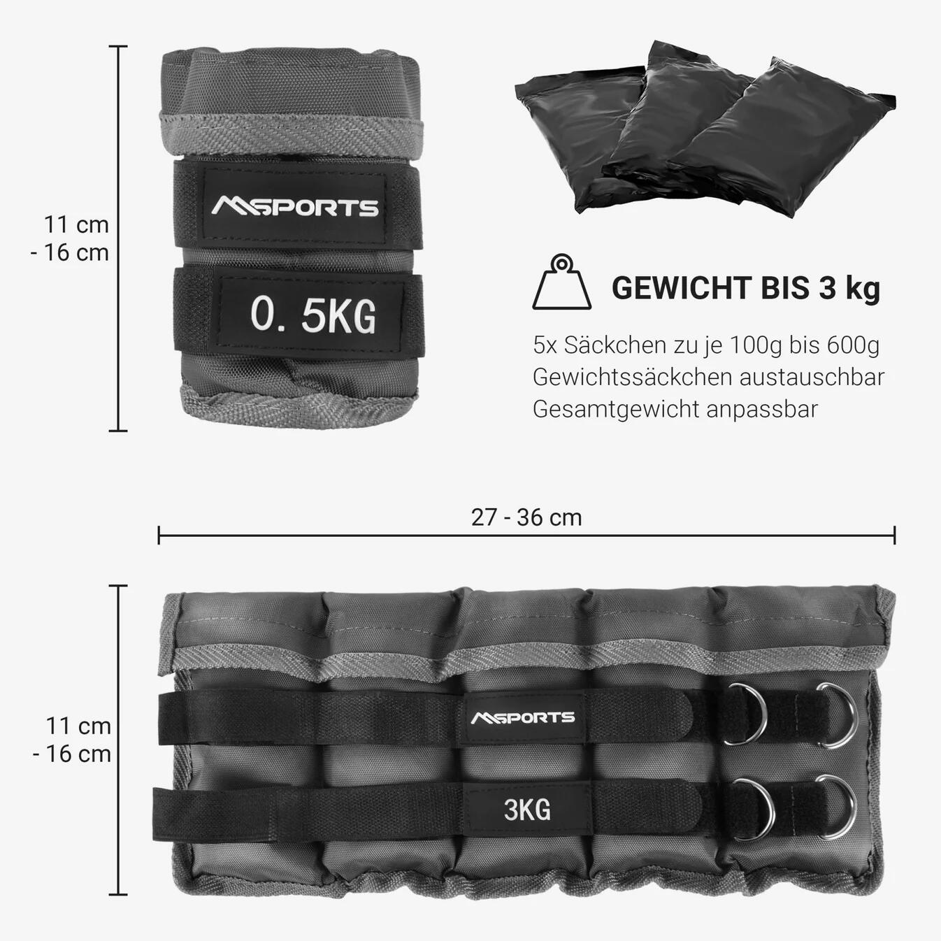 Poids professionnels pour poignets et chevilles 2/5