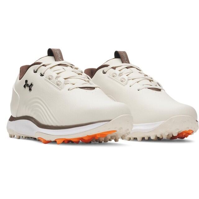 Chaussures de golf Under Armour Drive Fade 2 SL pour homme, beige 5/5