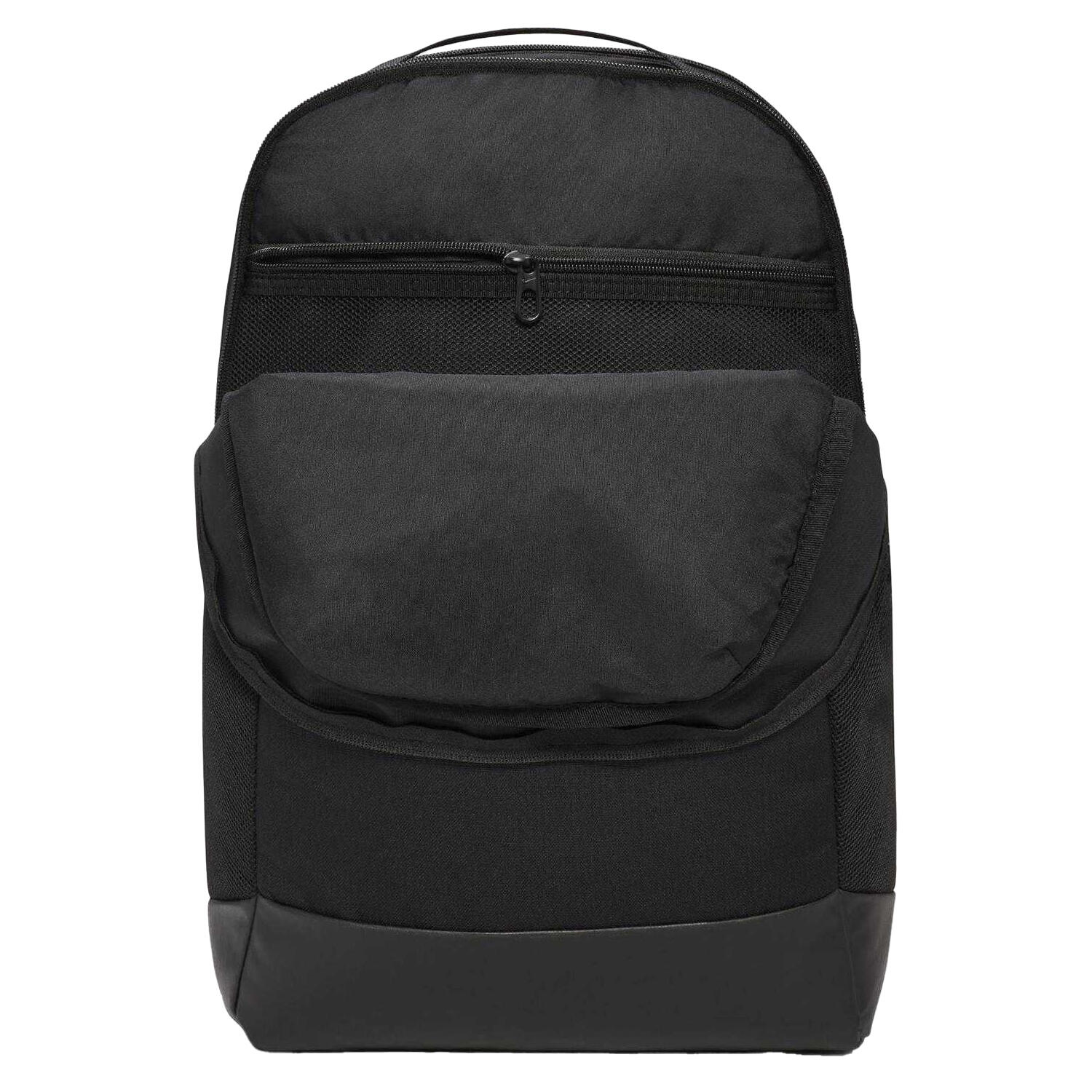 Unisex Adult Brasilia Logo Backpack (Black/White) 4/4