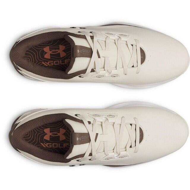 Chaussures de golf Under Armour Drive Fade 2 SL pour homme, beige 4/5