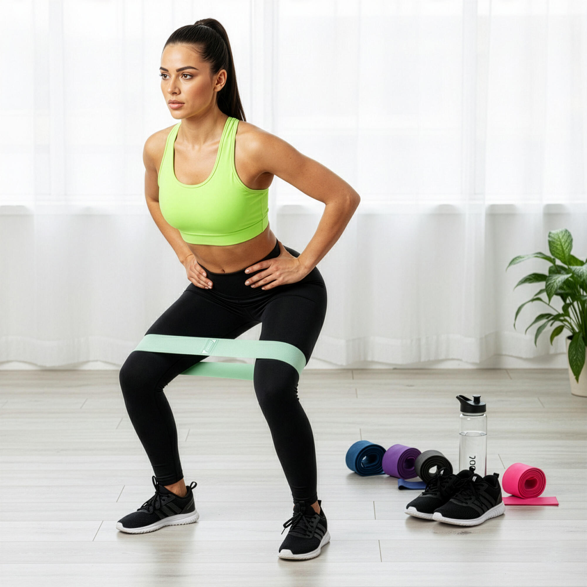 Taśmy oporowe do ćwiczeń komplet 3 szt. opór 3-31 kg gumy fitness rehabilitacyjn 7/7