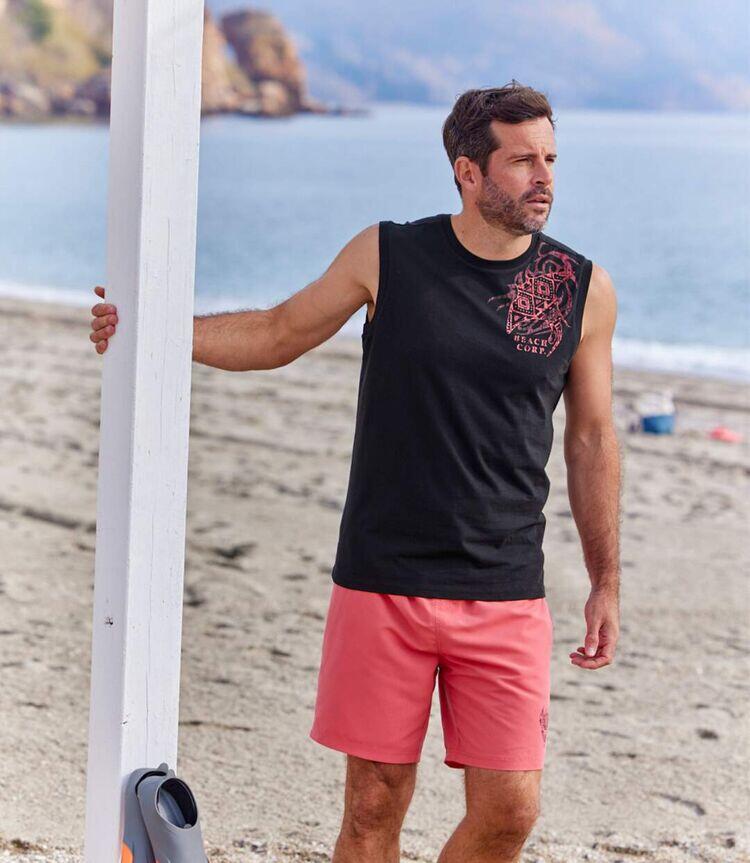 Lot de 3 Tee-Shirts Sans Manches Beach 3/6