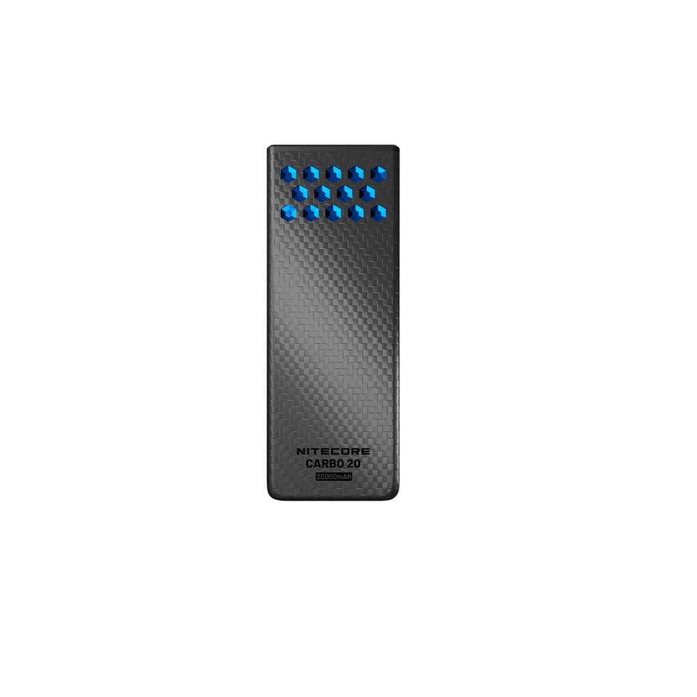 The Nitecore Carbo 20 is a high-performance 20,000mAh fast-charging power bank. 3/4
