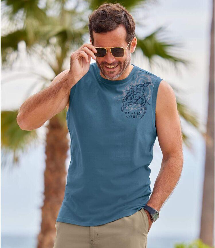 Lot de 3 Tee-Shirts Sans Manches Beach 4/6