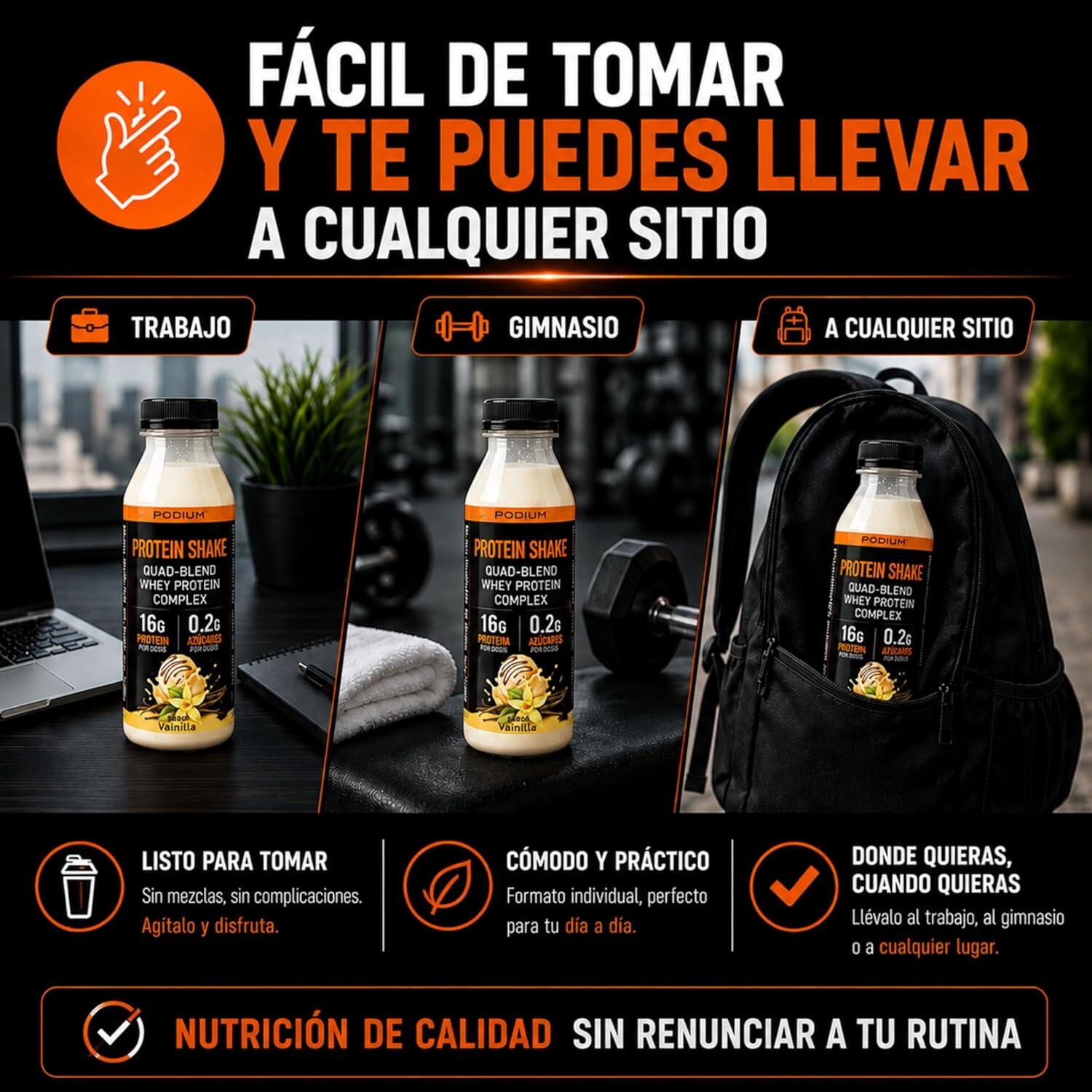PACK 12 PROTEIN SHAKE VANILLE (12 doses individuelles 30 g bouteille de 330 ml) 4/4