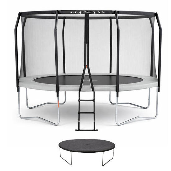 Trampoline Premium Ø 360 cm filet de sécurité + échelle + bâche - Famili 360