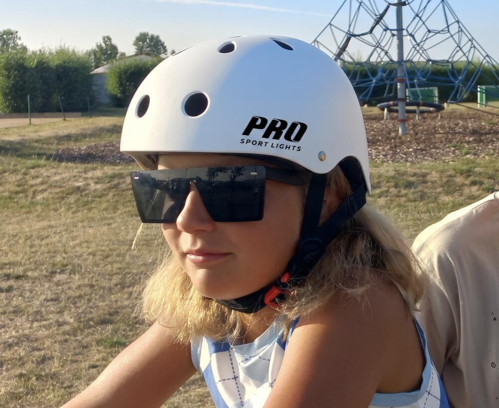 Capacete de Bicicleta Infantil Skate Capacete para Crianças Branco 2/2