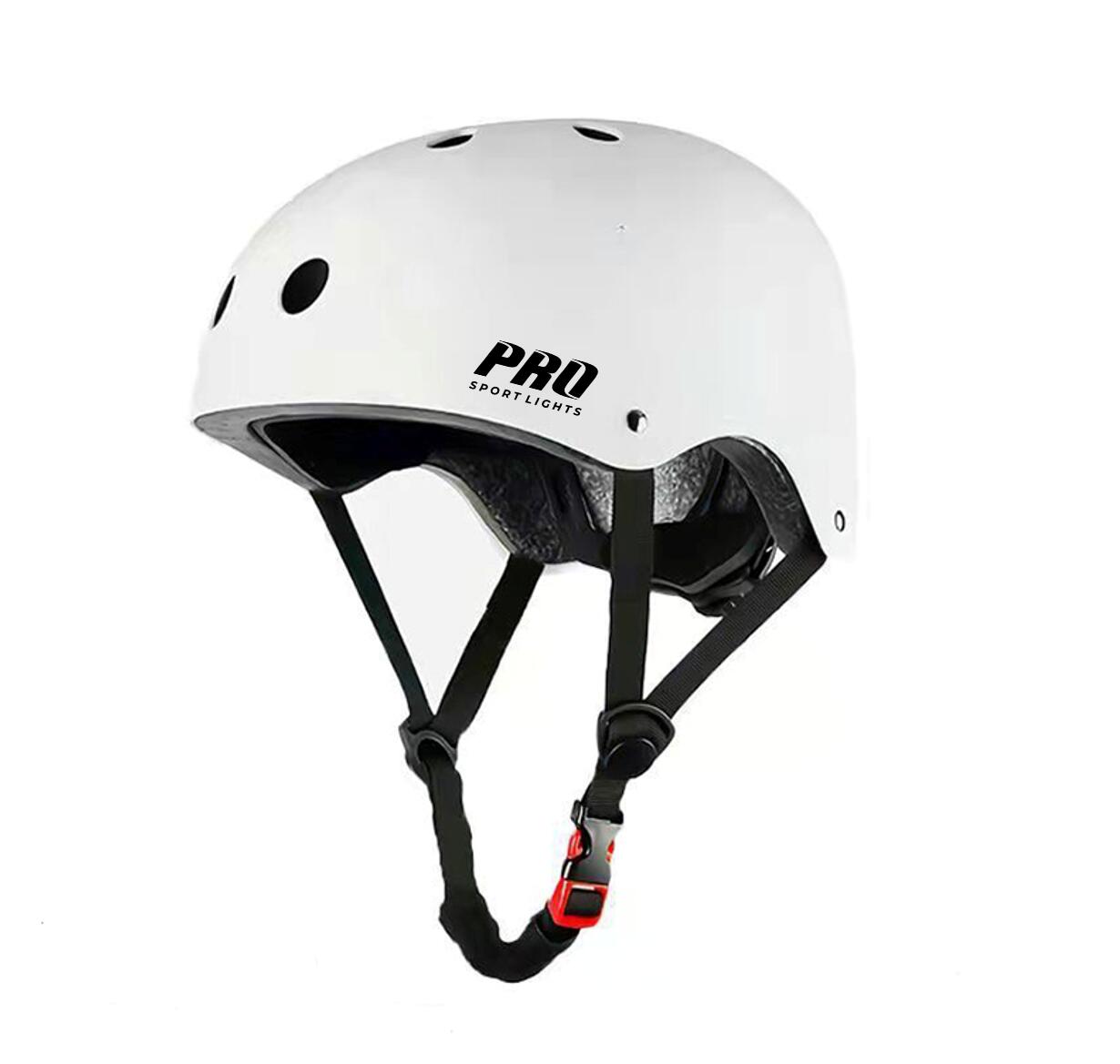 Casca de bicicleta pentru copii, casca de skate pentru copii, alba