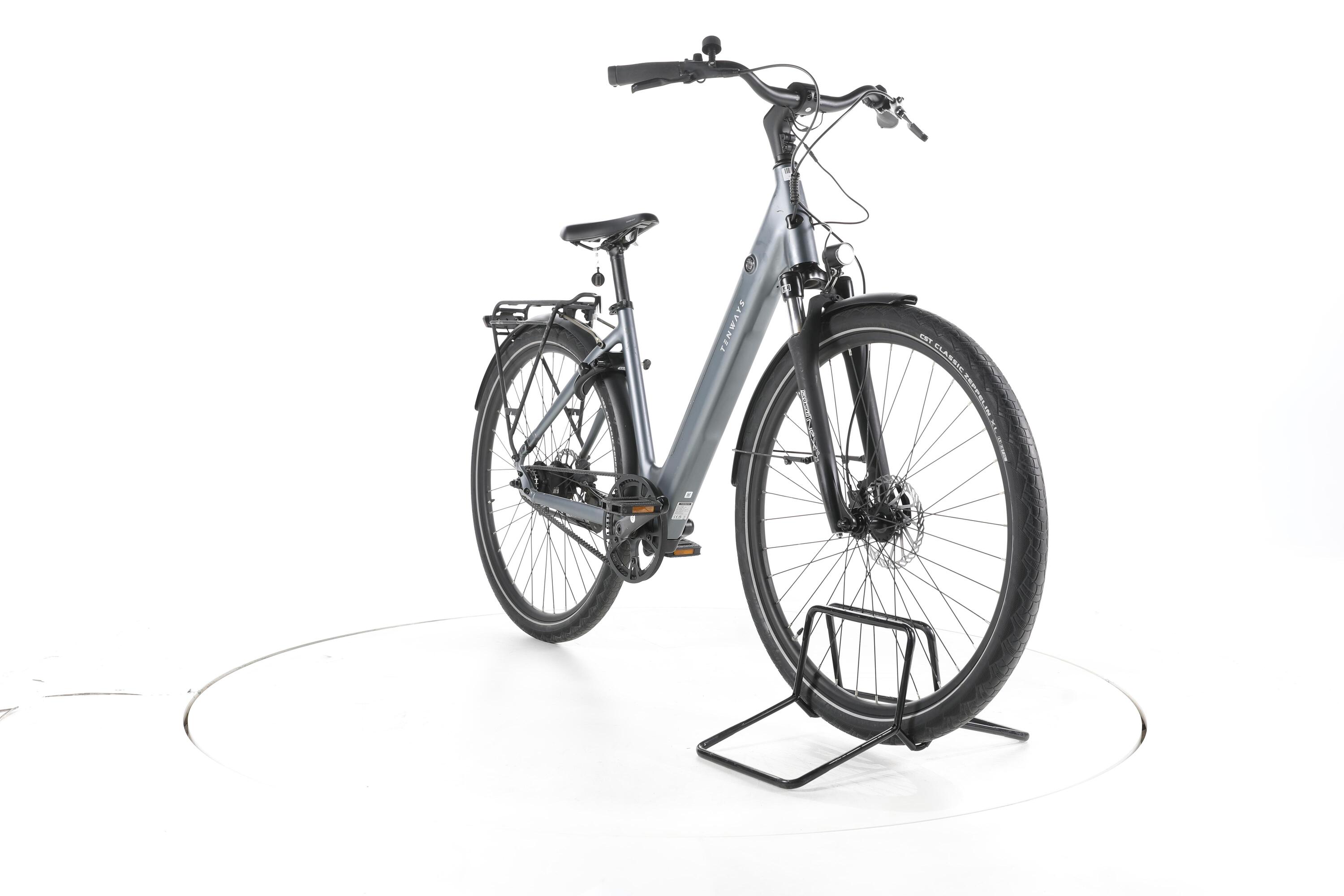 Tweedehands - TENWAYS CGO800S City E-Bike Lage instap - Zeer goed 3/7
