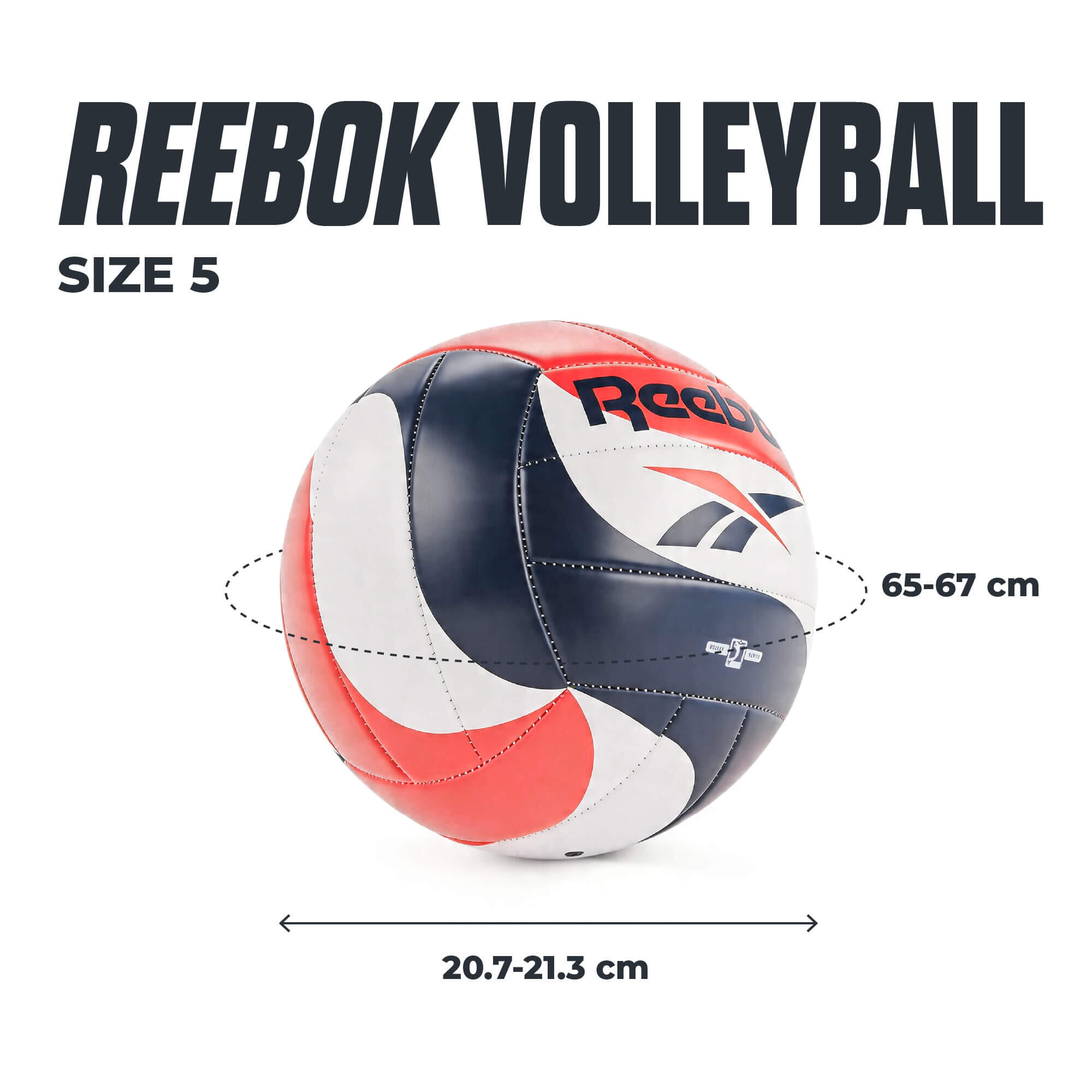 Ballon de volley-ball Reebok, taille 5 6/6