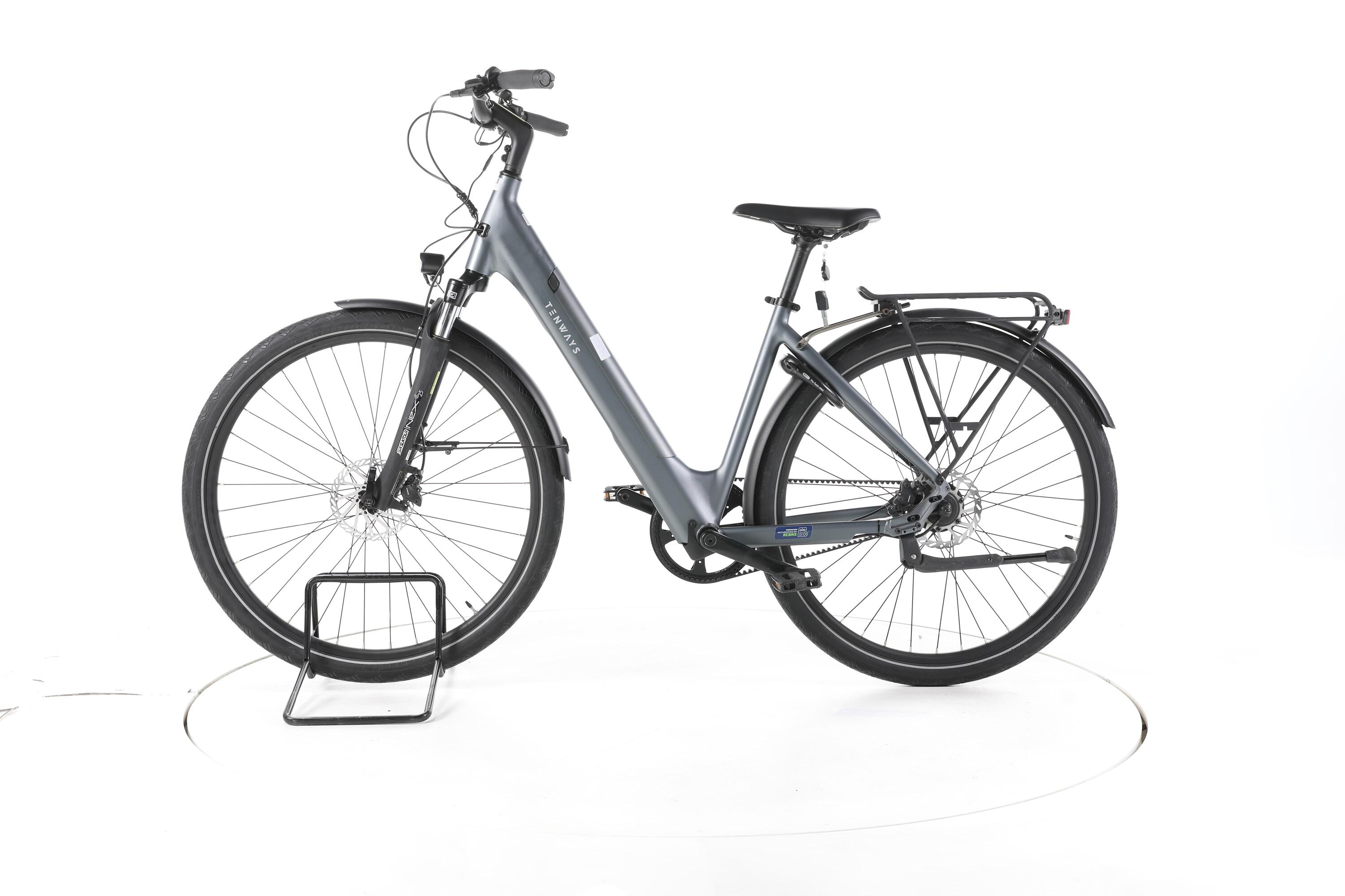 Tweedehands - TENWAYS CGO800S City E-Bike Lage instap - Zeer goed 6/7
