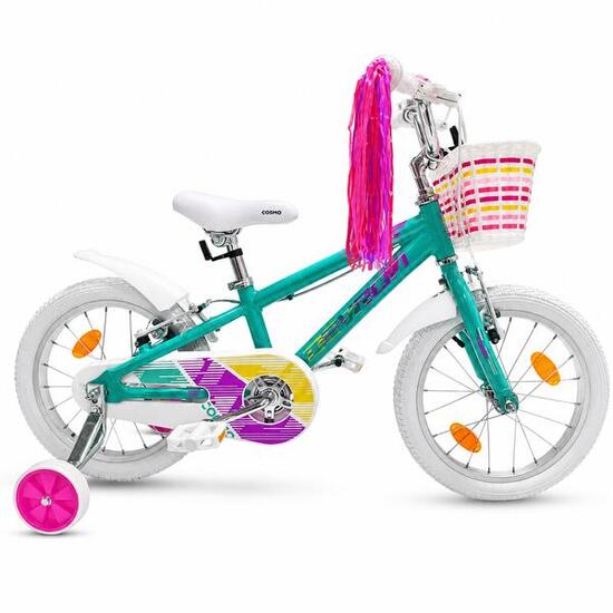 Devron Cosmo kinderfiets - 16 inch, turkoois