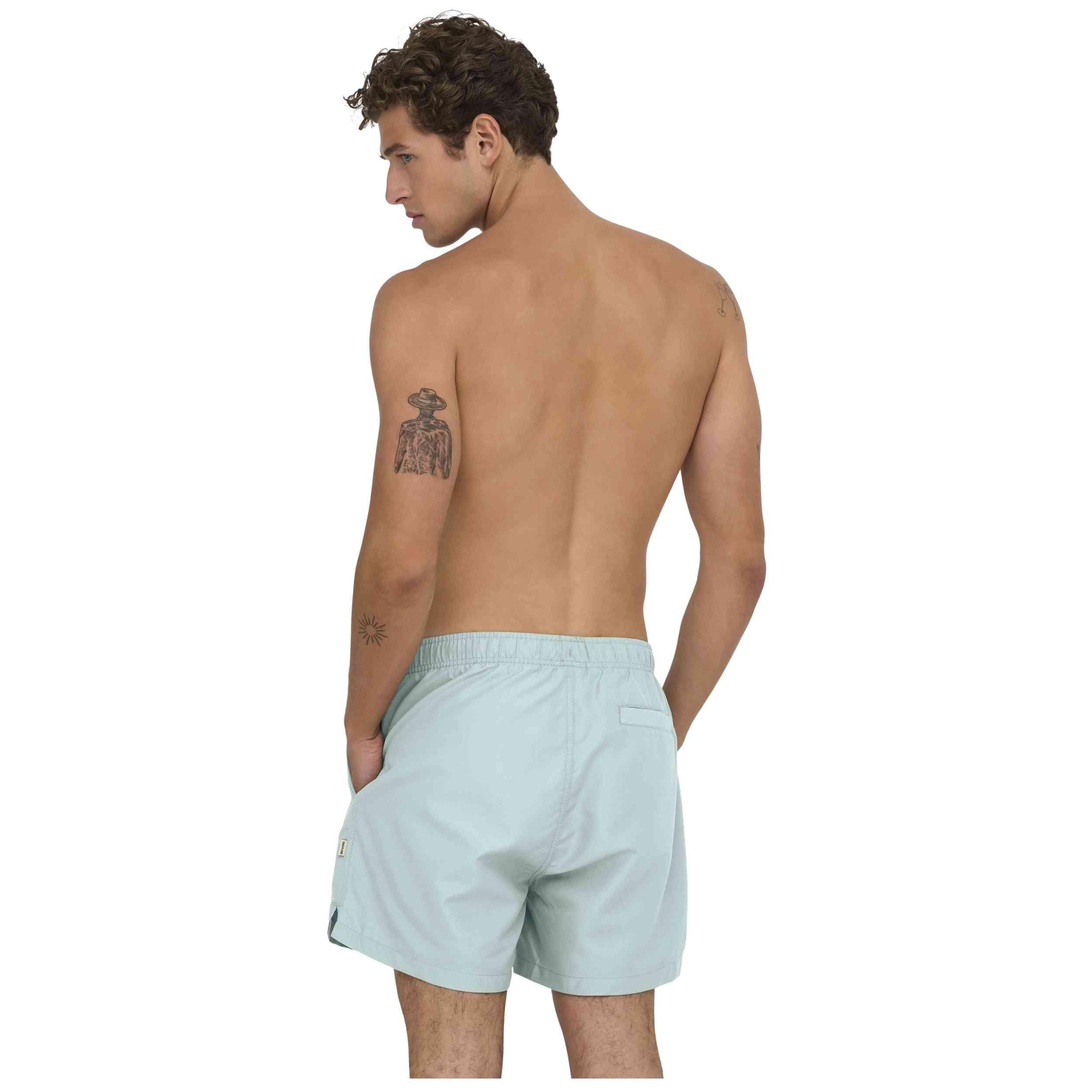 Badpak Only & sons model 22035601-STARLIGHTBLUE voor mannen 4/4