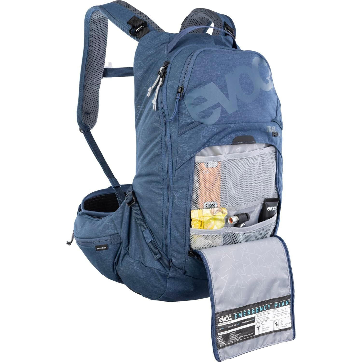 Mochila para bicicleta de montanha Evoc Trail Pro 16L Azul 6/7