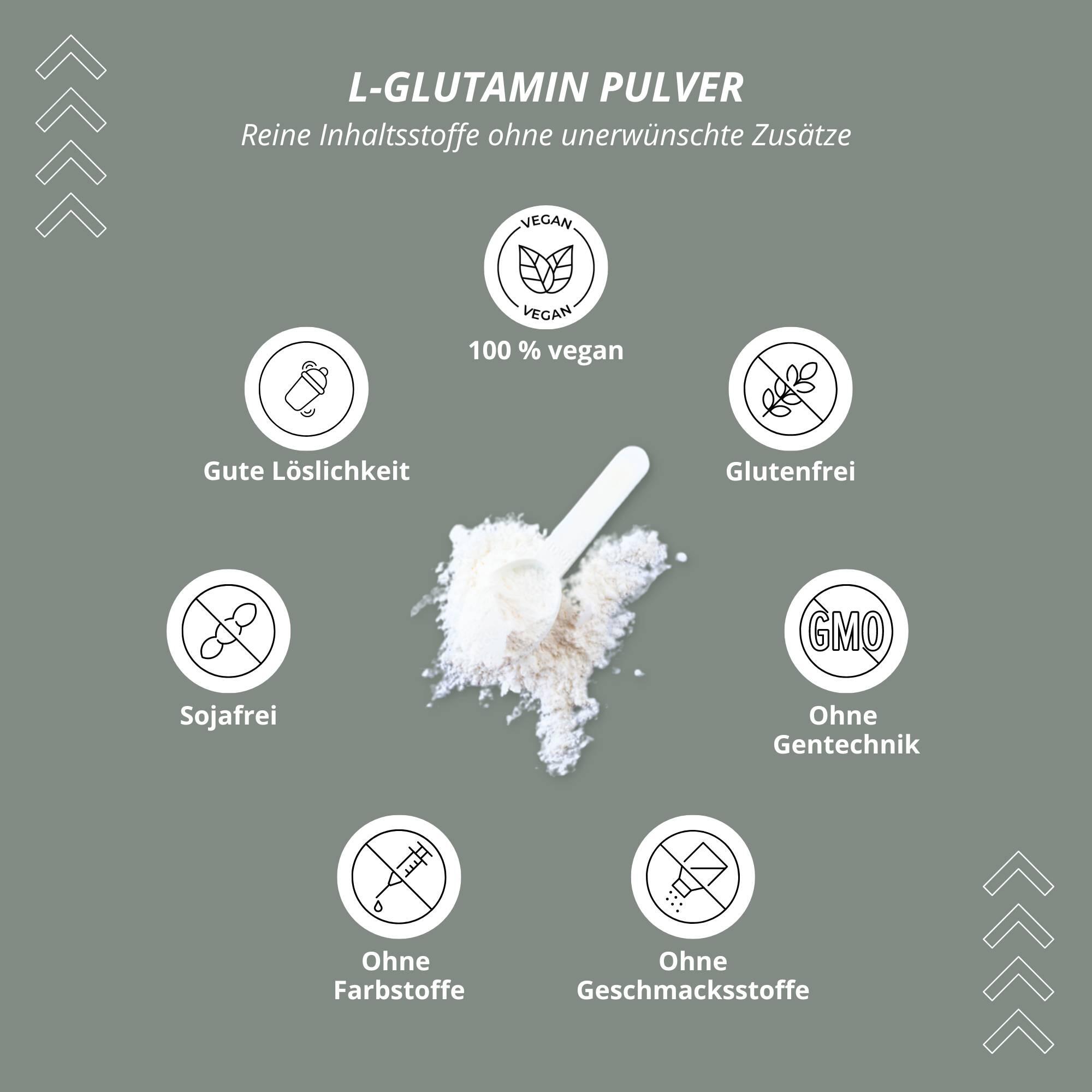 L-Glutamin Pulver 1000g 4/5