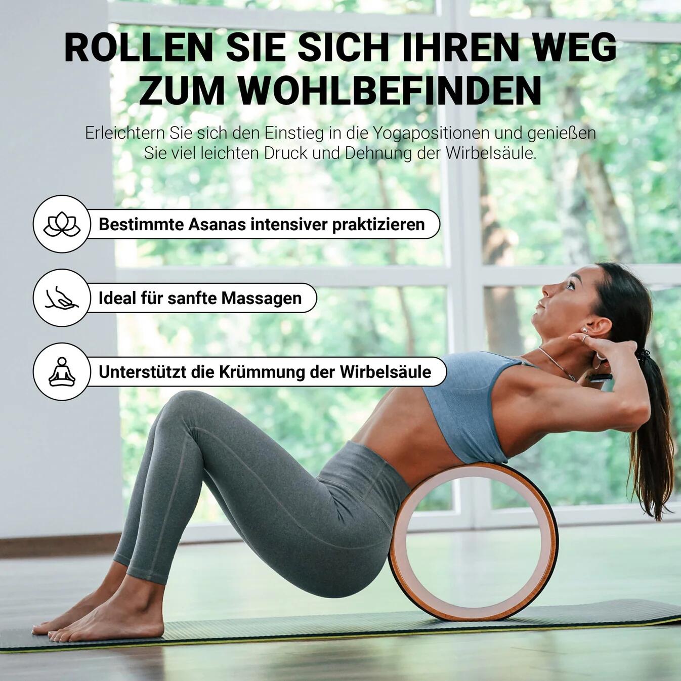 Rueda de yoga premium 5/7