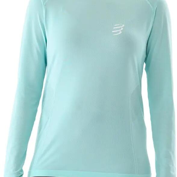 Compressport Women's Performance Blue Long Sleeve Jersey