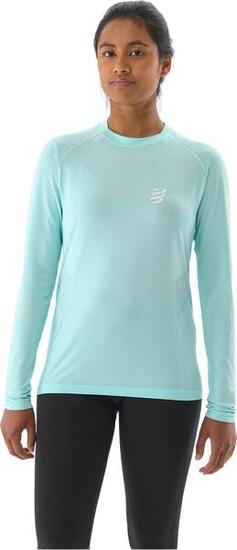 Compressport Dames Performance Blue Long Sleeve Jersey