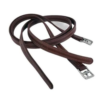 Etrivières équitation en cuir Pessoa